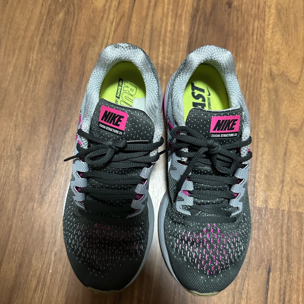 Nike Gray and Pink Athletic Sneakers - Picture 1 of 8